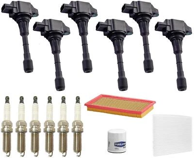 Bobinas de encendido directo bujías y filtros para Nissan Altima 3,5 L V6 2014-2018 Foto 1 de 4