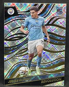 2022-23 Panini Revolution Premier League Rookie Julian Alvarez #286 Diamond SSP - Picture 1 of 2