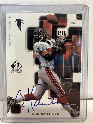 O.J. Santiago 1999 Upper Deck SP Signature Autographed Card - Image 1 of 2