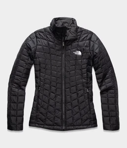 Womens TNF The North Face Thermoball FZ ECO Puffer Insulated Warm Jacket - Black - Picture 1 of 1