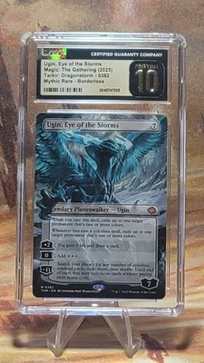 MTG Ugin, Eye of the Storms #382 non-foil Borderless TDM CGC Pristine 10 Low Pop - Image 1 of 4