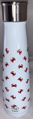 Botella de agua Swell de 15 oz diseño de cangrejo aislado de acero inoxidable Foto 1 de 4