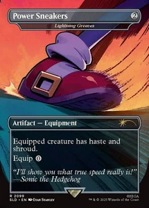 Power Sneakers / Lightning Greaves - MTG Sonic Secret Lair (SLD) - Picture 1 of 1
