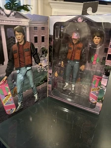 NECA Ritorno al Futuro Ultimate Figure Doc Brown & Marty Mcfly 35° anniversario - Foto 1 di 4