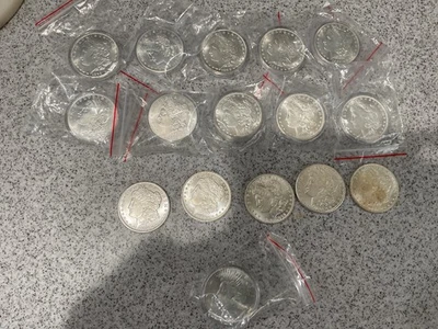 Display Morgan Silver dollars 15 - Image 1 of 4