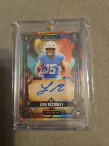 LADD MCCONKEY 1/1 AUTO SP ROOKIE 2024 WILD CARD RAINBOW HOLO CHARGERS RC MINT🔥⭐ - Foto 1 di 24