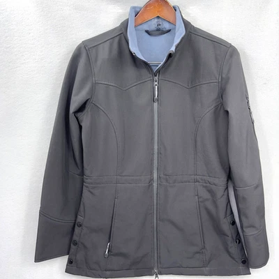 Roper Coat Womens Medium Western Black Softshell Fleece Lined Jacket Riding - Image 1 of 4
