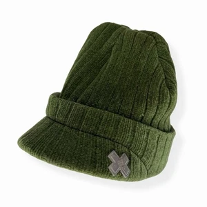 Winter X-Games Extremsport olivgrün Strickkrempe Beanie Mütze - Bild 1 von 8