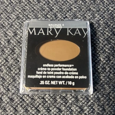 New Mary Kay Endless Performance Creme to Powder Foundation Bronze 4 ~ #077880 - Image 1 of 2