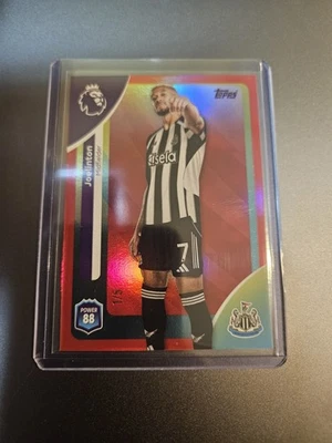 Joelinton 2025-26 Topps Premier League Red Foil 1/5 🔥 🔥 - Image 1 of 2