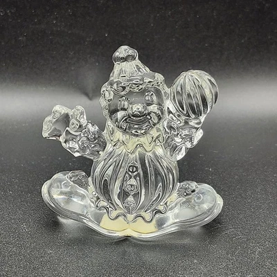 Princess House 841 Lead Crystal Rocking Clown Vintage Made In Germany  - image 1 of 4