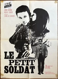 Affiche Cinéma LE PETIT SOLDAT 60x80cm Poster / Jean-Luc Godard / Anna Karina - Picture 1 of 2