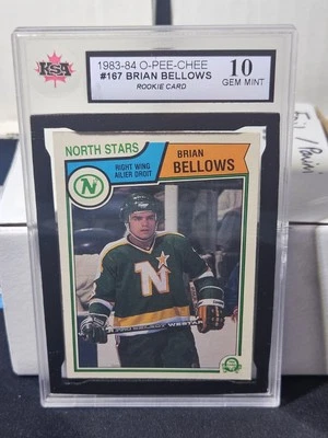 83-84 O-Pee-Chee Brian Bellows Rookie 🚨🚨🚨 KSA 10 Pristine Gem Mint  - Image 1 of 2
