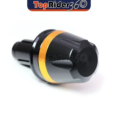 GOLD CNC Bar End Sliders MOIRE For Benelli 1130 TNT 04-09 08 07 06 05 - Imagem 1 de 4