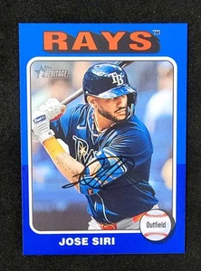 2024 Topps Heritage #664 Jose Siri Dark Blue Border - Picture 1 of 2