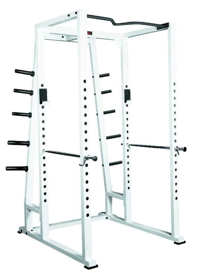 STS Power Rack With Weight Storage, White - Image 1 of 1