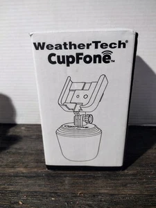 WeatherTech CupFone Universal Adjustable Cup Holder Car Mount for Cell Phones - Picture 1 of 6
