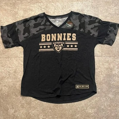 Camiseta St. Buenaventure Bonnies Coliseo Mujer OHT Camuflada Dos Tonos Cuello en V Pequeña Foto 1 de 4