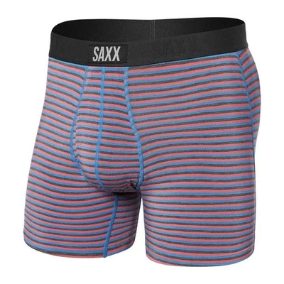 NUEVO SIN ETIQUETAS CALZONCILLOS BOXER SAXX ULTRA SUPER SUAVES PARA HOMBRE MICRO RAYAS/CORAL POP TALLA XXL Foto 1 de 4