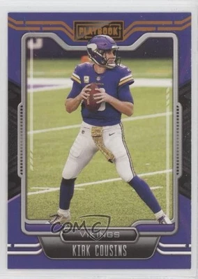 2021 Panini Playbook Orange Kirk Cousins #55 - Image 1 of 2