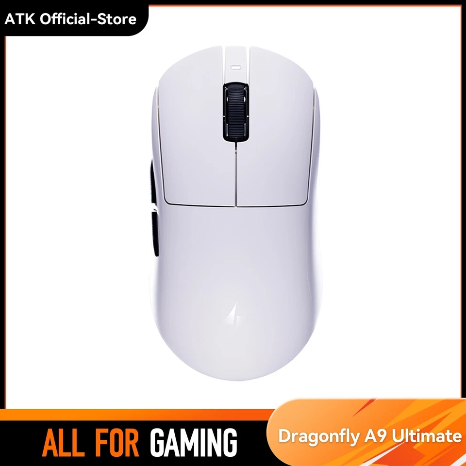 ATK Dragonfly A9 Ultimate Wireless Gaming Mouse 53g PAW3395 3950 8KHz Pro - Image 1 of 4