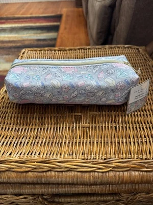 Danielle Creation Piedras Preciosas Cosméticos Maquillaje Bolsa de Viaje Estuche para Lápices Rosa Azul Nuevo Foto 1 de 4