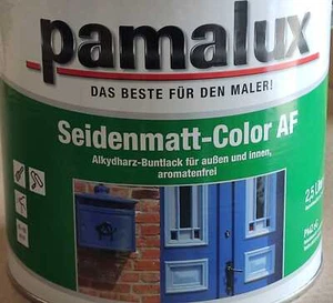 EXCELENTE calidad de pintor Pamalux seda mate color verde musgo 2,5 l base de resina alquídica - Imagen 1 de 1