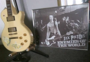 SID VICIOUS SEX PISTOLS 1978 GROSSER GERAHMTER PUNK ROCKER - Bild 1 von 1