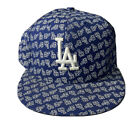 La Dodgers New Era 7 3/4 Fitted All Over  Baseball Cap/Hat (Vintage 90S)