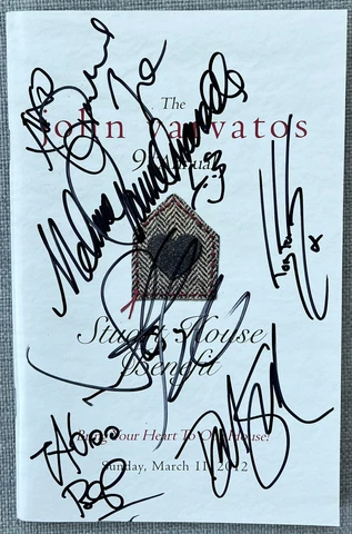 Steven Tyler Tom Felton Rachel Zoe David Spade Taboo Signed Event Program Cover