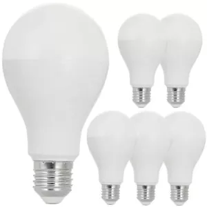 6Pack A21 LED Light Bulbs, Super Bright, 2700K, 18W (150W), 2600LM, 120V, E26 - Picture 1 of 1