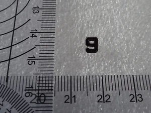 Original US Medal Ordensspange Ribbon Auflage: 3/16" Bronze Medal Numerals "9" - Picture 1 of 1