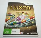 Nintendo Wii Luxor Pharaoh's Challenge Game Complete