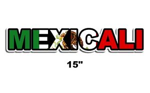 Mexicali Decal Window Sticker Vinyl Graphics Car Truck Graphics Pickup Sticker