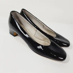 Vintage Cover Girl Square Toe Block Heels Shoes Size 7 N - Picture 1 of 10