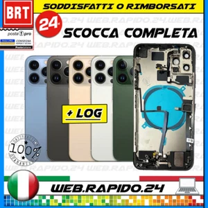 BACK COVER SCOCCA POSTERIORE COMPLETA+FLEX+FLAT+FRAME X APPLE IPHONE 13 PRO MAX - Imagen 1 de 6