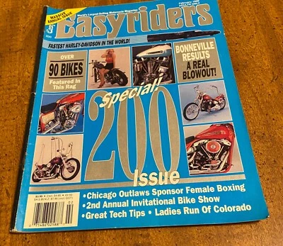 Easyriders Magazine February 1990 Fastest Harley Davidson 200 Issue Special Foto 1 de 4