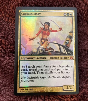 MTG Magic The Gathering Foil Captain Sisay *NP - Image 1 of 2