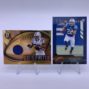 2022 Panini Gold Standard Gold Plated Relic /299 Jonathan Taylor #GP-JTA Colts
