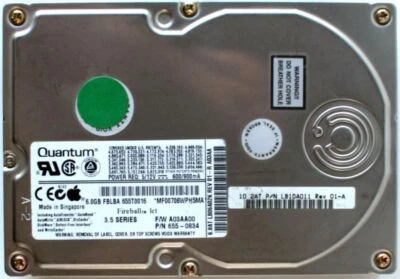 6.8gb, lb06a02k rev 01-r a03aa, apple 655t0016, lb10a011 - Image 1 of 3