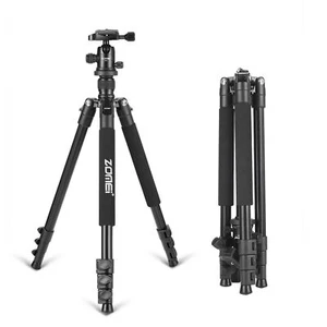 Camera Q555 Tripod Aluminium Travel Portable ballhead For ony Nikon DSLR ZOMEI - Picture 1 of 10