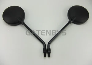 2x Neu Motorrad Spiegel für Honda Suzuki Kawasaki KIPPGLAS 10 mm links rechts - Bild 1 von 8