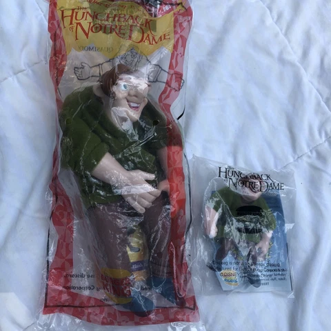 9" Mattel Quasimodo Puppet Plush Hunchback Of Notre Dame Burger King Lot Of Toys Cover