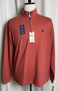 Izod Classics 1/4 Zipper Long Sleeve Sweater Shirt Medium Brand New W/ Tags - Picture 1 of 10