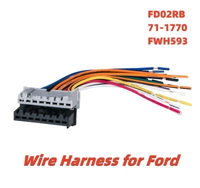 Arnés de cables para Ford 1985-2004 automotriz FD02RB 71-1770 FWH593 Foto 1 de 2