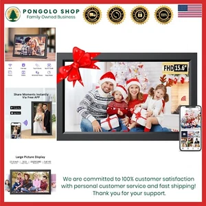 15.6-Inch Digital Photo Frame with WiFi & 32GB Storage – Celebrate Your Memories - Picture 1 of 9