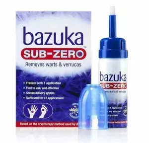 Bazuka Sub-Zero Warts and Verruca Treatment 50ml Free P&P - Picture 1 of 2