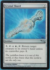 Crystal Shard FOIL Mirrodin PLD Artifact Uncommon MTG CARD (ID# 209413) ABUGames
