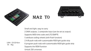 Mini M A 2 onPC T0 Stage Light DMX Fader Wing RGB LED Console Show Party +bag - Picture 1 of 10