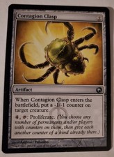 Contagion Clasp - Scars of Mirrodin - NM - Magic the Gathering - Free Shipping!!